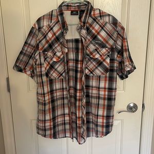 Mens Harley Davidson short sleeve button up